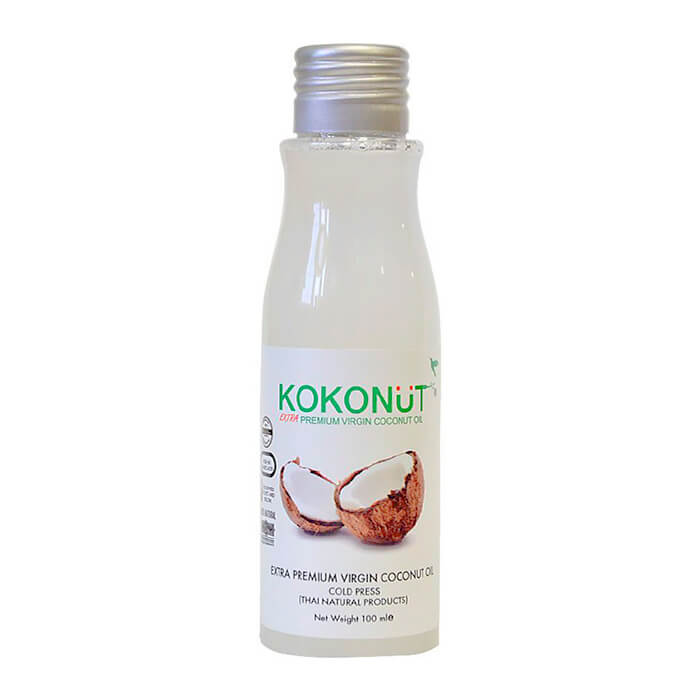 KOKONUT Extra Virgin Coconut Oil (Кокосовое масло первого холодного отжима), 100 мл.