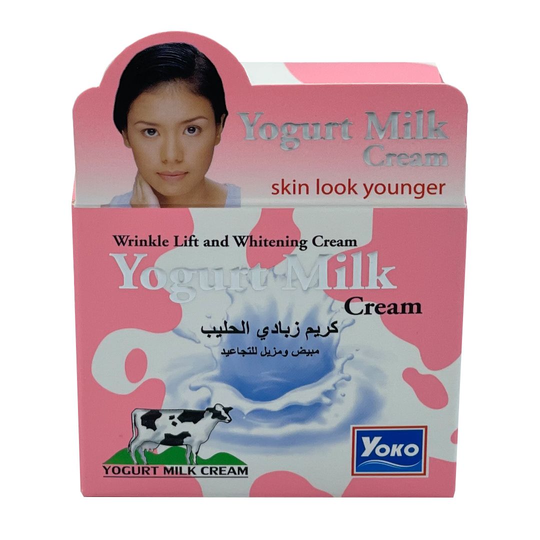 YOGURT MILK Cream, Skin look younger, Yoko (Крем для лица С ПРОТЕИНАМИ ЙОГУРТА И МОЛОКА, Йоко), 50 г.