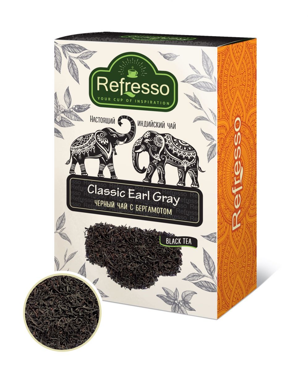 Classic EARL GREY Black Tea, Refresso (Черный чай с бергамотом, Рефрессо), 250 г.