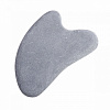 Массажер скребок СЕРДЕЧКО ГУАША из целебного камня ШУНГИТ МАТОВЫЙ - используется для омоложения и массажа лица и тела (размеры 8 на 5 см.), 1 шт.