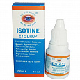 ISOTINE Jagat Pharma (АЙСОТИН аюрведические глазные капли), 10 мл.