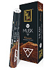MUSK fab series Premium Incense Sticks, Zed Black (МУСК премиум благовония палочки, Зед Блэк), уп. 20 палочек.